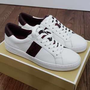 Michael Kors irving stripe lace up sneaker